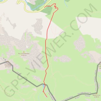 Col de Peyrelue GPS track, route, trail