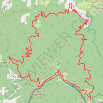 La vallée heureuse GPS track, route, trail