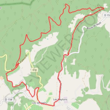 Bérigoule GPS track, route, trail