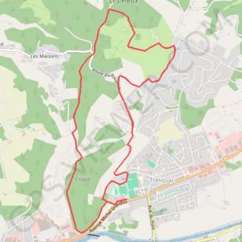Boucle de Puyconteau - Trélissac GPS track, route, trail