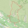 Mérindol-Bastidon du Pradon GPS track, route, trail