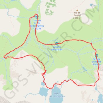 Fontargente et ruhle GPS track, route, trail