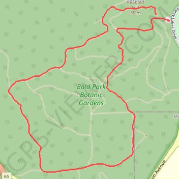 Bold Park - Zamia Track GPS track, route, trail