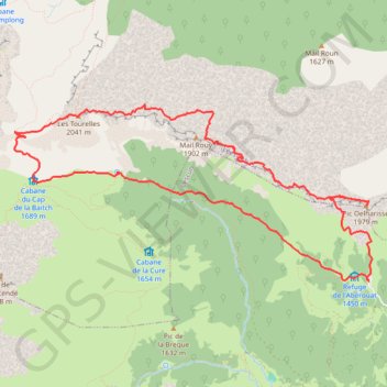Boucle des Orgues de Camplong (TopoPyrénées Mariano) GPS track, route, trail