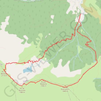 Pic de Bassibié GPS track, route, trail