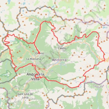 105k Trail Andorra 2023 (Ordino) GPS track, route, trail