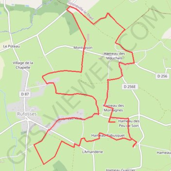 Sauxemesnil (50700) GPS track, route, trail