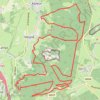 Trail rouge de la Gervova 🔴 🐾 GPS track, route, trail