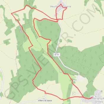 La ferme des marionnettes GPS track, route, trail