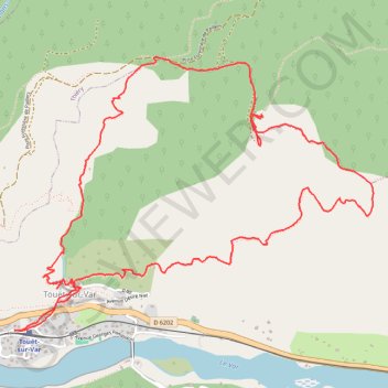 Tour de la Lauvette GPS track, route, trail