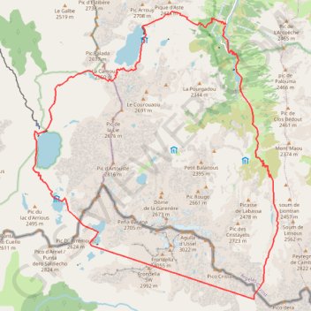 Tour du Balaitous GPS track, route, trail