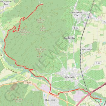 Parcours VTT RNL 2019 OpenRunner-9943881 GPS track, route, trail