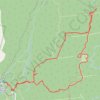 🚶 Trace de Bébour a trou de fer GPS track, route, trail