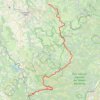 TMA Hivernale Trace directe Le Pertuis La Bastide GPS track, route, trail