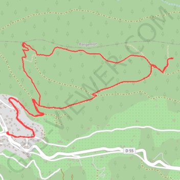 CLAVIERS CHAPELLE Sainte ANNE GPS track, route, trail