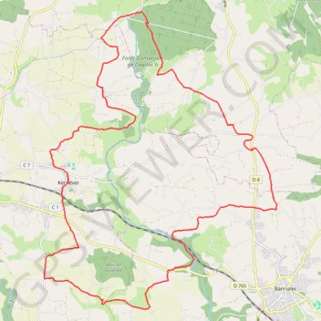 Coat Loc'h GPS track, route, trail