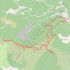 Saint Laurent le Minier - Grotte et Pic d'Anjeau - Rocher de la Tude GPS track, route, trail