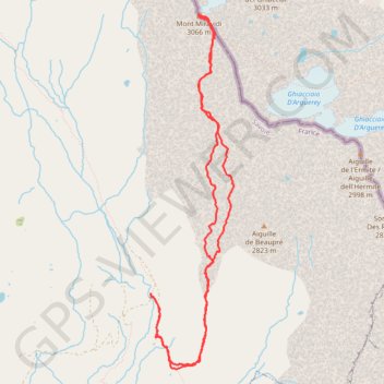 Mont Miravidi (Beaufortain) GPS track, route, trail