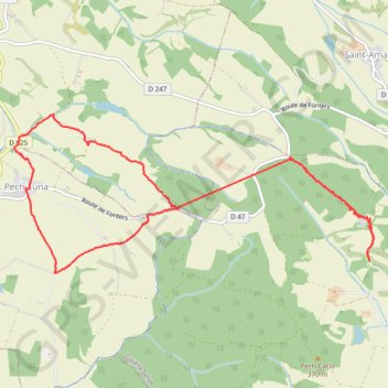 180123 Bonac GPS track, route, trail