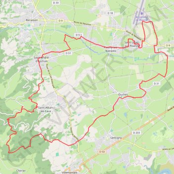 Le Belvédère de Saint-Alban-les-Eaux - Saint-Léger-sur-Roanne GPS track, route, trail
