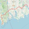 Dartmouth to Sakonnet Point GPS track, route, trail