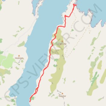 Pigeon Bay Walkway - Whitehead Bay GPS track, route, trail
