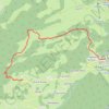 Croix et Fretes de Colomban nocturne GPS track, route, trail