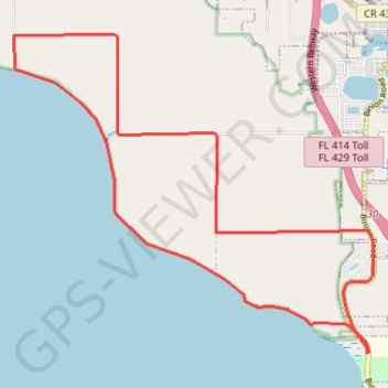 Lake Apopka GPS track, route, trail