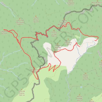 Gouta testa d'alpe alpetta GPS track, route, trail