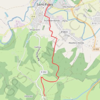 Chemin de Xilbaltare GPS track, route, trail