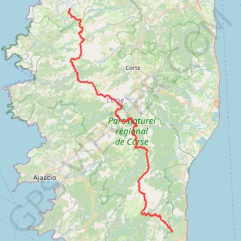 GR 20 : Calenzana - Conca GPS track, route, trail
