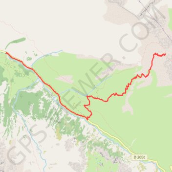 Grand Queyras - Collet de l'épaule GPS track, route, trail