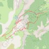 Traversée Queyrie - Peyre Rouge, les carrières romaines GPS track, route, trail