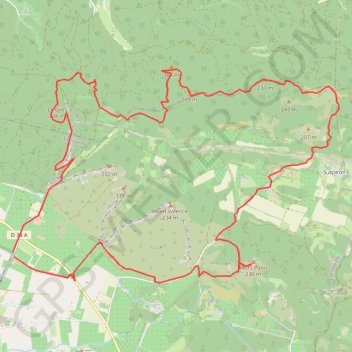 Le Mont Paon - Fontvieille GPS track, route, trail