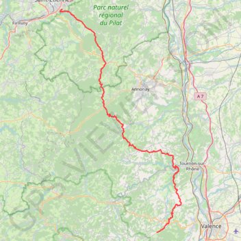 Saint-Étienne - Boffres GPS track, route, trail