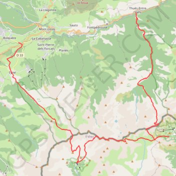 Carança - Ulldeter - Nuria - Eyne GPS track, route, trail