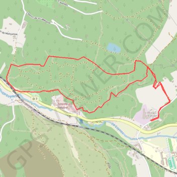 Le Mur de Gueydan GPS track, route, trail
