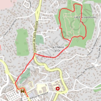 Circuit de Cordula GPS track, route, trail