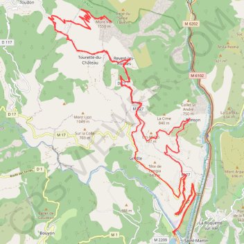 Mont Vial GPS track, route, trail