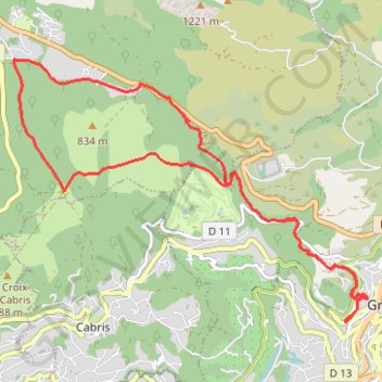 Rando route napoleon GPS track, route, trail