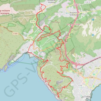 Cap Canaille GPS track, route, trail