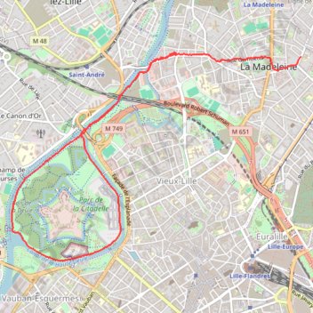 Course à pied - 30/03/2021 GPS track, route, trail