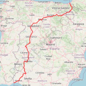 EuroVelo 1 (Spain) GPS track, route, trail