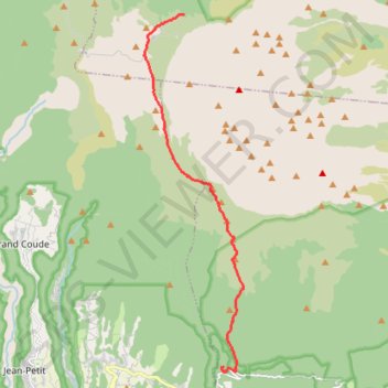 GRR2 Du gîte du Volcan au gîte de Basse Vallée GPS track, route, trail
