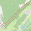 La Combe Arbey - Lamoura GPS track, route, trail