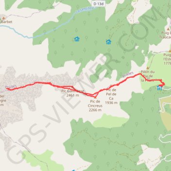 Cretes de la Serra del Roc Negre GPS track, route, trail