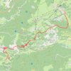 Les saisies - Molliesoulaz GPS track, route, trail
