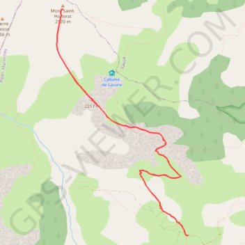 Mont-Saint-Honorat GPS track, route, trail