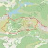 La Croix de Provence depuis le barrage de Bimont GPS track, route, trail