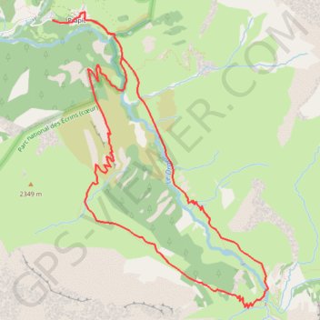 Prapic - le vallon aux marmottes et le saut de Laire GPS track, route, trail